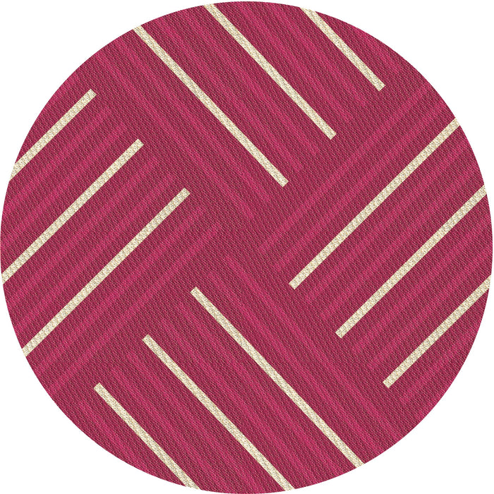 Square Patterned Crimson Red Rug, pat1502brn