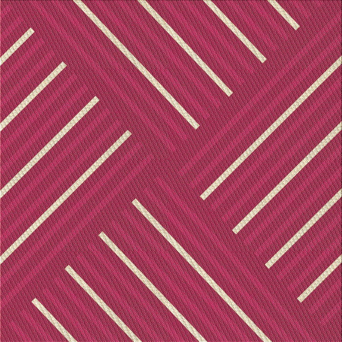 Round Patterned Crimson Red Rug, pat1502brn