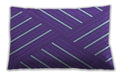 Patterned Rectangular Medium Slate Blue Lumbar Throw Pillow, 13 inch by 19 inch, lbpat1502lblu