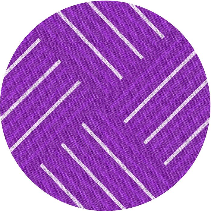 Square Patterned Neon Purple Rug, pat1502pur