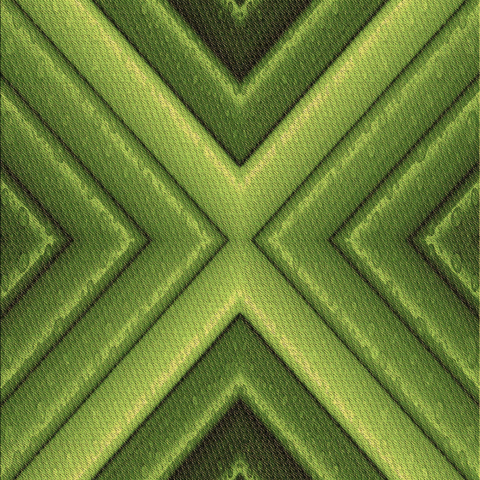 Machine Washable Transitional Pistachio Green Rug, wshpat1503brn