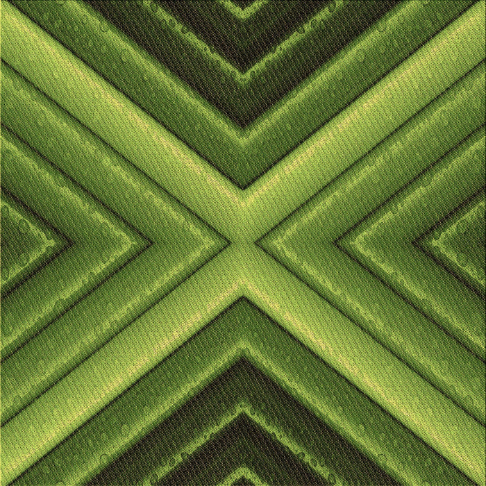 Round Machine Washable Transitional Pistachio Green Rug, wshpat1503brn