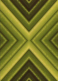 Machine Washable Transitional Pistachio Green Rug, wshpat1503org