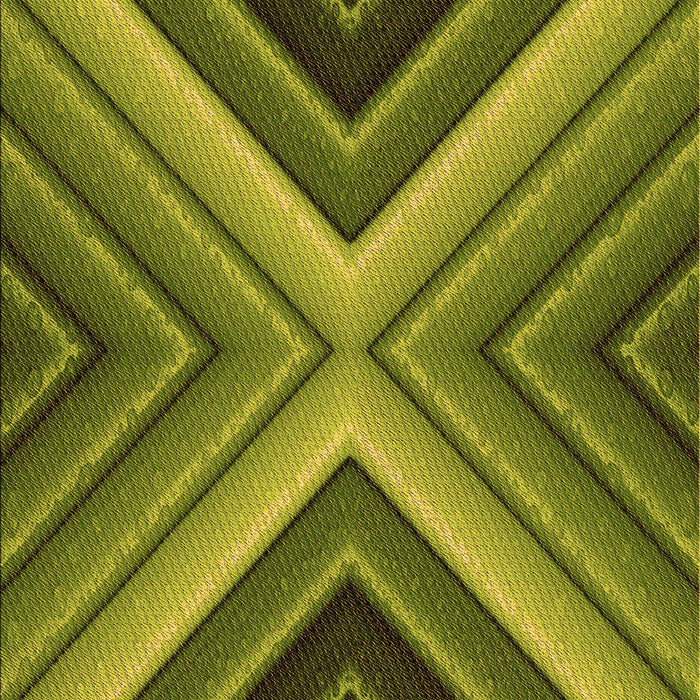 Patterned Pistachio Green Rug, pat1503org