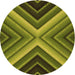 Square Machine Washable Transitional Pistachio Green Rug in a Living Room, wshpat1503org