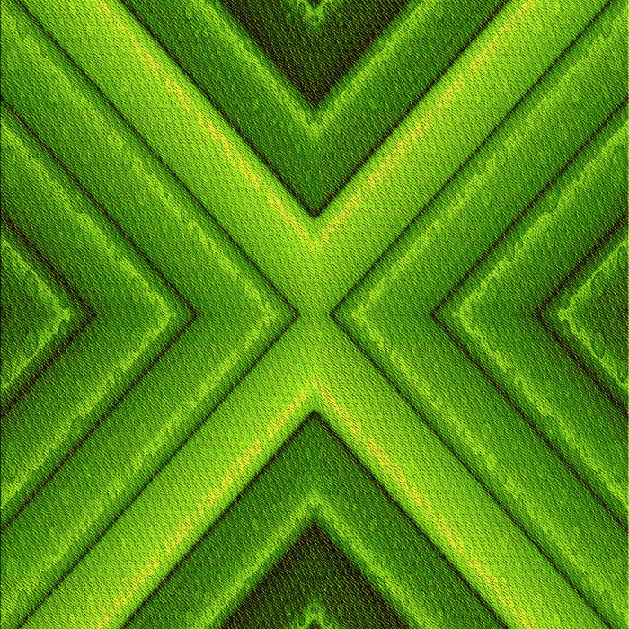 Machine Washable Transitional Green Rug, wshpat1503yw