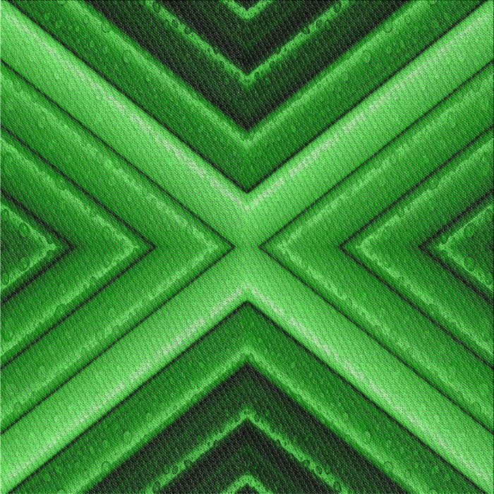 Sideview of Machine Washable Transitional Neon Green Rug, wshpat1503