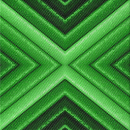 Square Patterned Neon Green Novelty Rug, pat1503