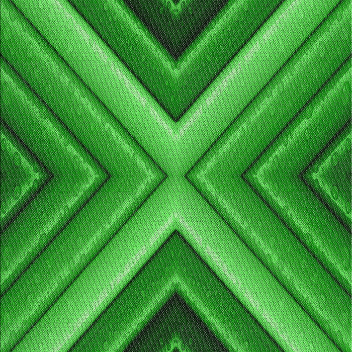 Patterned Neon Green Novelty Rug, pat1503