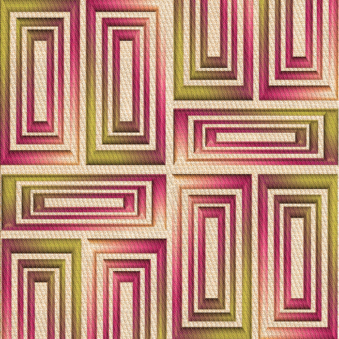 Patterned Red Rug, pat1504org