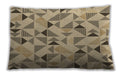 Patterned Rectangular Brown Lumbar Throw Pillow, 13 inch by 19 inch, lbpat1505brn