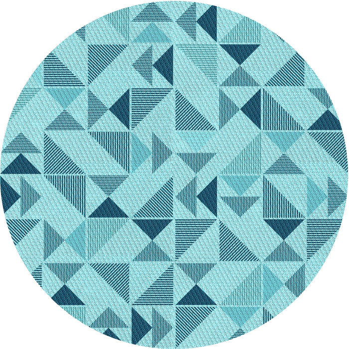 Square Patterned Blue Ivy Blue Rug, pat1505lblu
