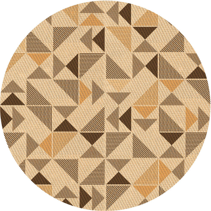 Square Patterned Red Rug, pat1505org