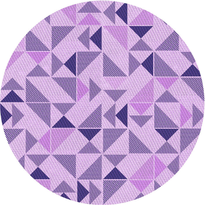 Square Patterned Blossom Pink Rug, pat1505pur