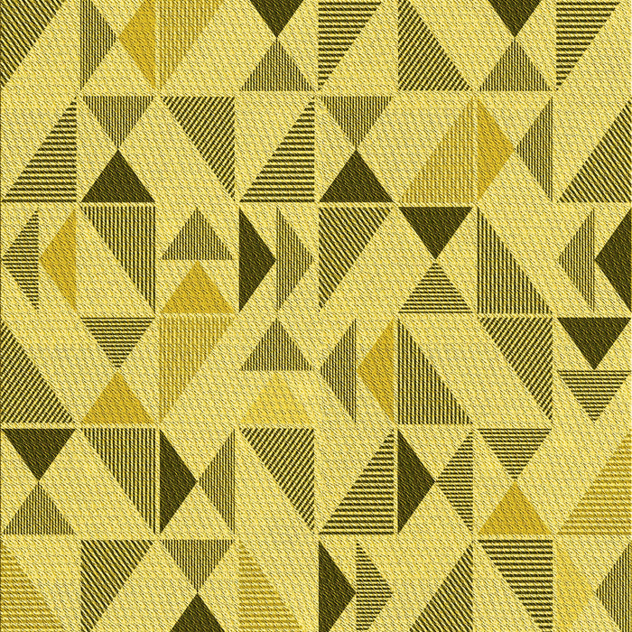 Patterned Yellow Rug, pat1505yw
