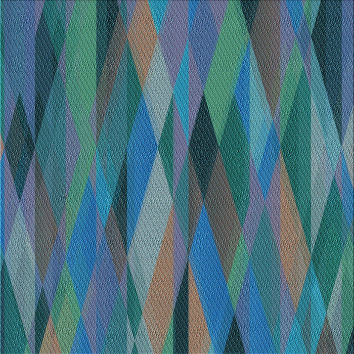 Round Machine Washable Transitional Blue Rug, wshpat1506lblu