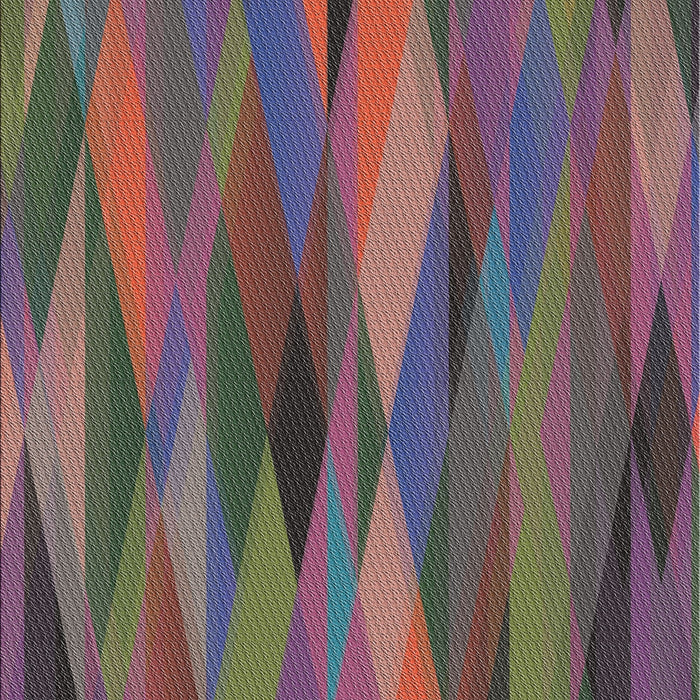 Patterned Rose Purple Modern Rug, pat1506