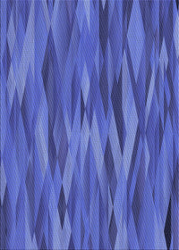 Machine Washable Transitional Light Slate Blue Rug, wshpat1507blu