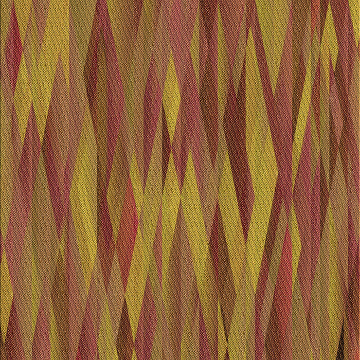 Patterned Tomato Red Rug, pat1507org