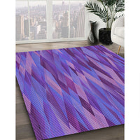 Patterned Purple Rug, pat1507pur