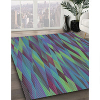 Patterned Purple Novelty Rug, pat1507