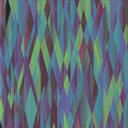 Square Patterned Purple Novelty Rug, pat1507