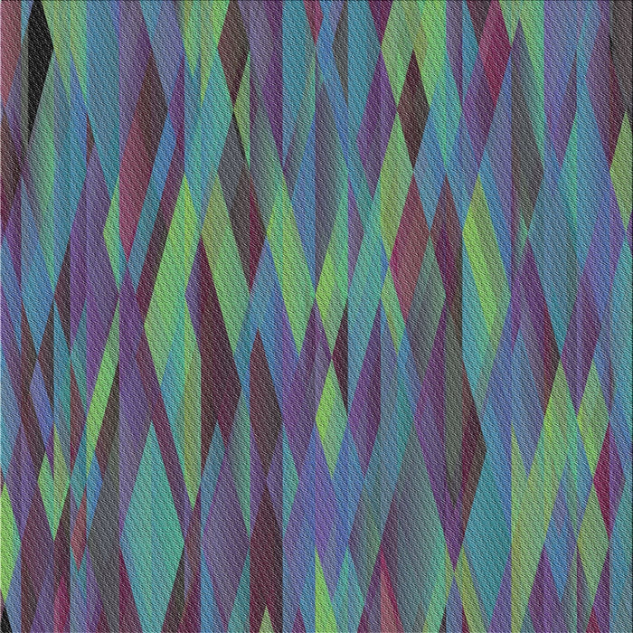 Square Patterned Purple Novelty Rug, pat1507