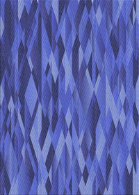 Machine Washable Transitional Light Slate Blue Rug, wshpat1508blu