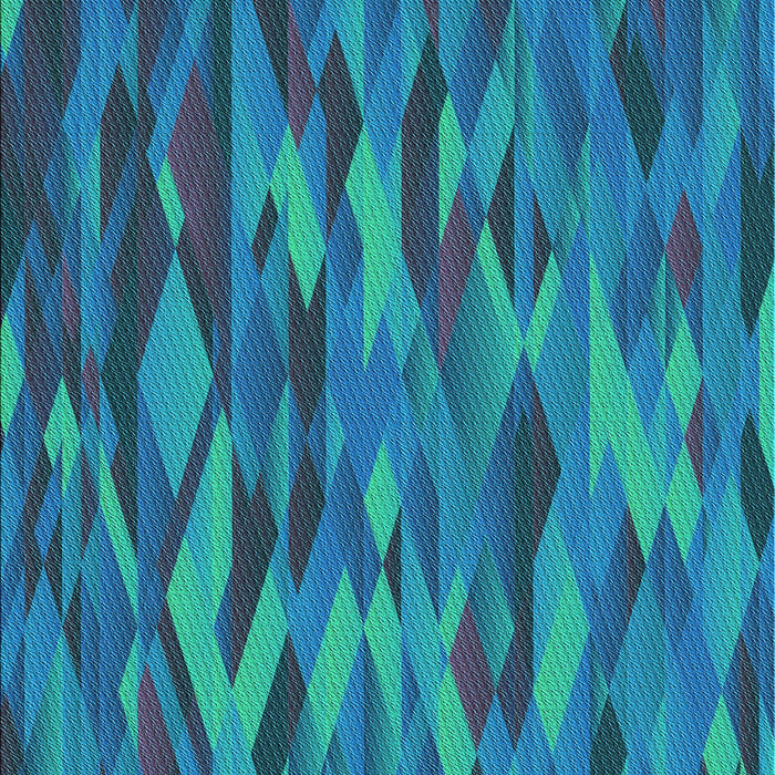 Machine Washable Transitional Dark Turquoise Green Rug, wshpat1508lblu