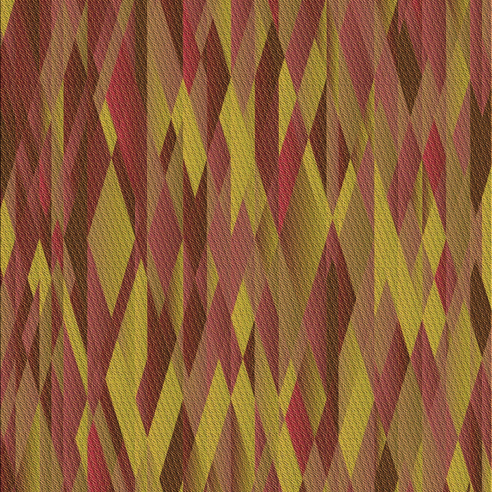 Patterned Tomato Red Rug, pat1508org