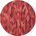 Square Patterned Red Rug, pat1508rd