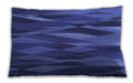 Patterned Rectangular Sapphire Blue Lumbar Throw Pillow, 13 inch by 19 inch, lbpat1509blu