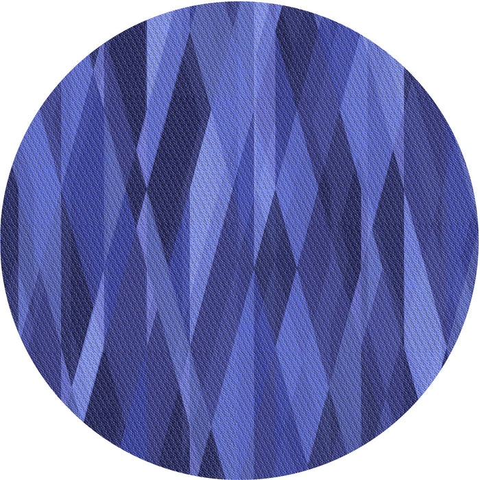 Square Machine Washable Transitional Sapphire Blue Rug in a Living Room, wshpat1509blu