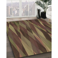 Patterned Brown Rug, pat1509brn