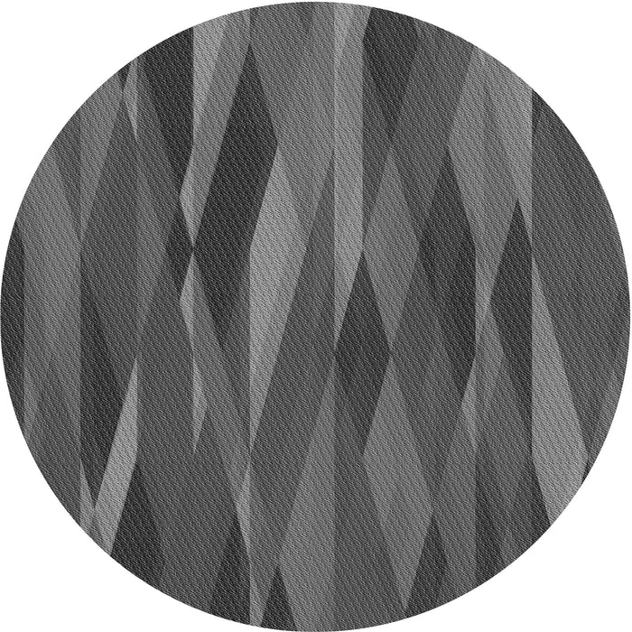 Square Patterned Platinum Gray Rug, pat1509gry