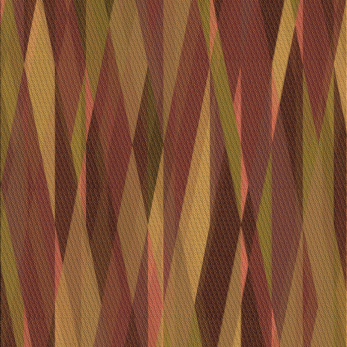 Patterned Saffron Red Rug, pat1509org