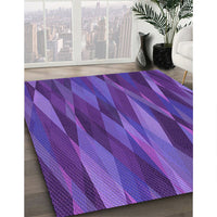 Patterned Purple Rug, pat1509pur