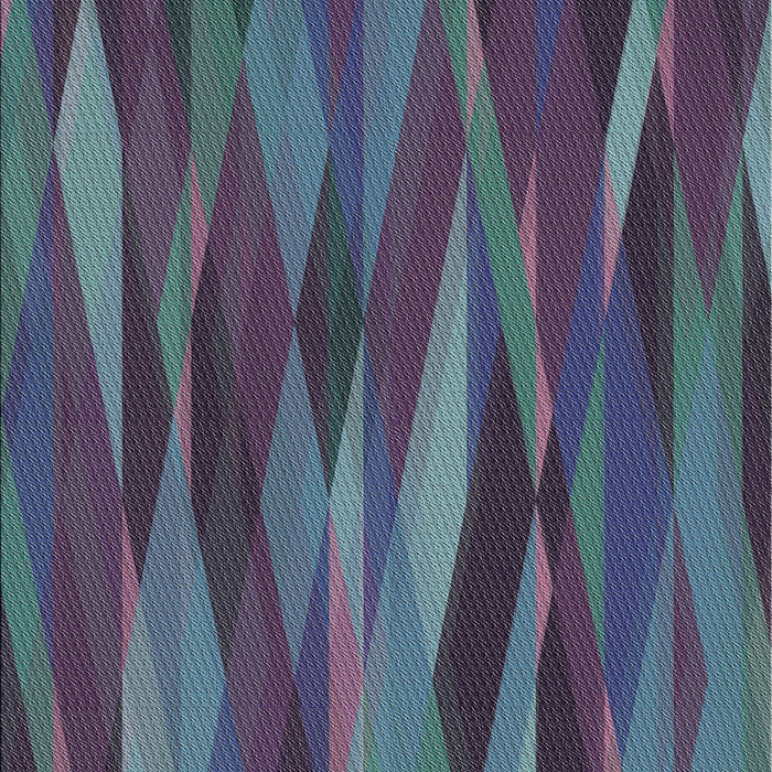 Patterned Dark Slate Blue Novelty Rug, pat1509