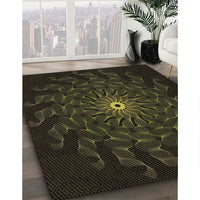 Patterned Midnight Gray Rug, pat151brn