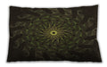 Patterned Rectangular Midnight Gray Lumbar Throw Pillow, 13 inch by 19 inch, lbpat151brn