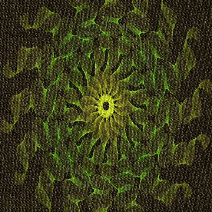 Patterned Midnight Gray Rug, pat151yw