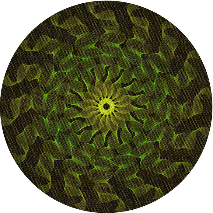 Square Machine Washable Transitional Midnight Gray Rug in a Living Room, wshpat151yw