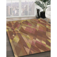 Patterned Sienna Brown Rug, pat1510brn