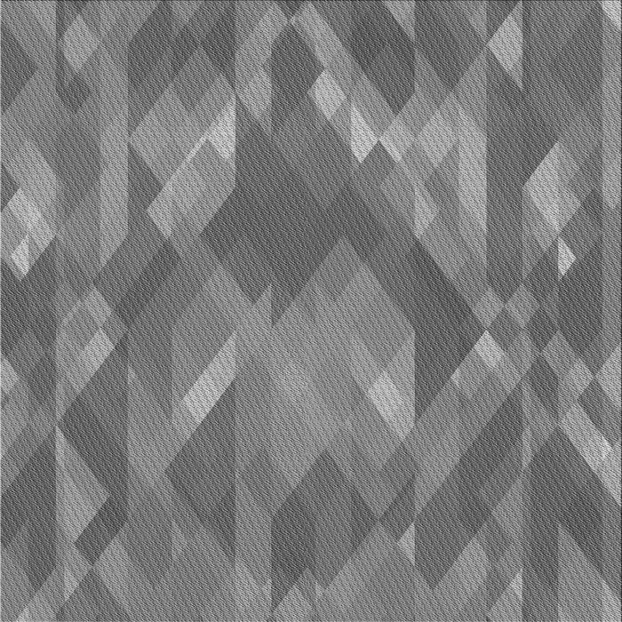 Round Patterned Ash Gray Rug, pat1510gry