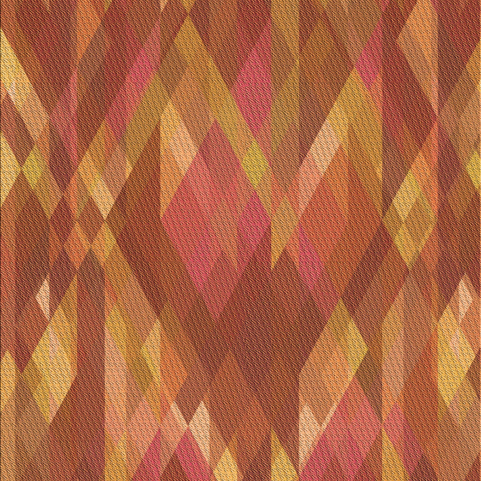 Machine Washable Transitional Neon Orange Rug, wshpat1510org