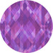 Square Patterned Crimson Purple Rug, pat1510pur