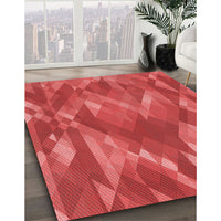 Patterned Red Rug, pat1510rd