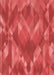 Machine Washable Transitional Red Rug, wshpat1510rd