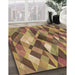 Machine Washable Transitional Golden Gold Rug in a Family Room, wshpat1511brn