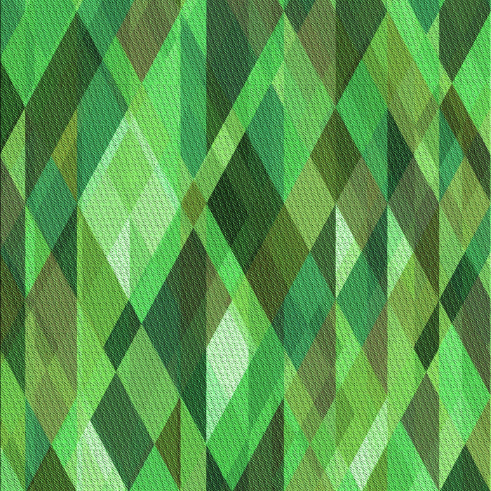 Machine Washable Transitional Forest Green Rug, wshpat1511grn